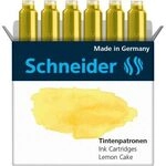SCHNEIDER 166125 Tintenpatronen Pastell lemon cake, 6er Schachtel