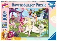 RAVENSBURGER 13388 Kinderpuzzle 100 XXL Teile Wahre Einhorn-Freundschaft