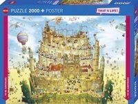 HEYE 300142 Puzzle 2000 Teile High Above
