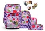 ergobag CUBO Schulrucksack-Set Bl&uuml;tenzauB&auml;r 5-teilig