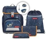 Step by Step 213422 CLOUD Schulranzen-Set "Helicopter Sam", 5-teilig