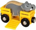 BRIO 63396900 BRIO World - Tierwaggon Elefant