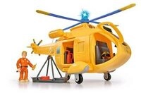 SIMBA 109252576 Feuerwehrmann Sam Hubschrauber Wallaby II mit Figur