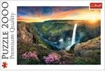 Trefl Puzzle Wasserfall Haifoss, Island, 2000 Teile