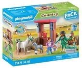 PLAYMOBIL 71471 Tierarzteinsatz bei den Eseln
