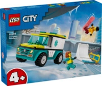 LEGO&reg; City 60403 Rettungswagen und Snowboarder