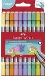 Faber-Castell Doppelfasermaler 10er Etui Pastell