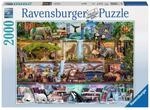 Ravensburger 16652 Erwachsenenpuzzle 2000 Teile - Aimee Stewart: Gro&szlig;artige Tierwelt