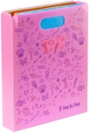 Step by Step 213402 Heftbox mit Tragegriff, Pink