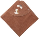 STERNTALER 7122417 Kapuzenbadetuch mit Motiv Ente Edda, 100 x 100 cm