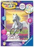 RAVENSBURGER 23768 Malen nach Zahlen - Galoppierender Schimmel