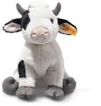 Steiff Cobb Kuh wei&szlig;/schwarz sitzend, 24 cm