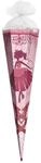 Roth Schult&uuml;te Ballerina mit Glitzer und R&uuml;schenborte, 85 cm, eckig