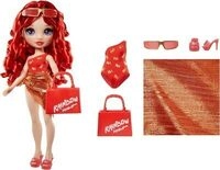 MGA 507277-EUC Rainbow High Swim & Style Fashion Doll- Ruby (Red)
