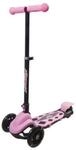 New Sports 3-Wheel Scooter Rosa, klappbar, 110 mm