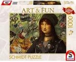 Schmidt Spiele Puzzle - Mona Lisa 2024, 1000 Teile