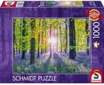 Schmidt Spiele Puzzle - Zarte Glockenblumen im Wald, 1000 Teile