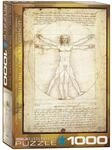 Eurographics Puzzle 1000 Der Vitruvianische Mensch von Leonardo Da Vinci