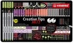 Multi-Liner-Set - STABILO Creative Tips - ARTY - 30er Metalletui - PASTEL - in 6