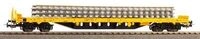 PIKO 24501 H0 Flachwagen Rs Bauzug mit Betonschwellenstapel, Ep. VI