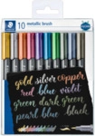 STAEDTLER 8321 TB10 Marker metallic brush 10 ST i