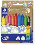 STAEDTLER&reg; Noris&reg; jumbo 228 14 Wachsmalkreide, Kartonetui mit 9 Kreiden in