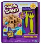 SPINMASTER 6037424 Kinetic Sand KNS Beach Day Fun Kit (340g)
