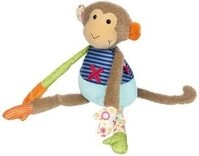 SIGIKID 42836 Kuscheltier Affe Patchwork Sweety