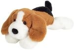 HERMANN TEDDY 91984 Schlenkerhund dreifarbig 29 cm