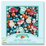 DJECO DJ09807 Schmuck basteln: Holzperlen kleine Tiere