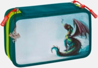 BRUNNEN 1049121941 Sch&uuml;ler-Etui 3 Rei&szlig;verschl&uuml;sse Drago