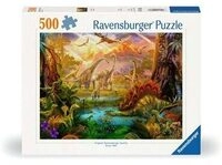 RAVENSBURGER 12000238 Puzzle 500 Teile Im Dinoland