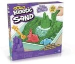 SPINMASTER 6067479 Kinetic Sand KNS Sand Box Set Gr&uuml;n (454g)