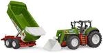 BRUDER&reg; 03452 ROADMAX Traktor mit Frontlader und Kippanh&auml;nger