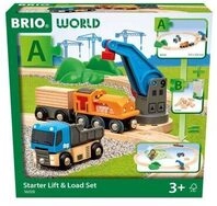 BRIO 63602800 Starterset G&uuml;terzug mit Kran A