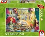 Schmidt Spiele Puzzle - Puzzlezeit mit Katze, 1000 Teile