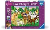 RAVENSBURGER 12004009 Kinderpuzzle 300 XXL Teile - Lissy und Arcado auf der Koppel