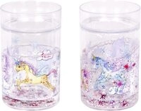 DIE SPIEGELBURG 17379 Glitzerbecher Einhorn-Paradies