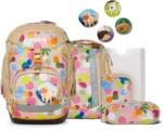 ERGOBAG 01303-90353-10 Pack 6-teiliges Schulrucksack-Set Flower PowB&auml;r, beige