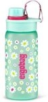ERGOBAG 00828-30003-10 Trinkflasche Bl&uuml;mchen, t&uuml;rkis