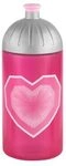 Step by Step 188191 Trinkflasche "Glitter Heart", Pink