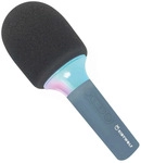 KIDYWOLF KIDYMIC-BU Mikrofon Bluetooth mit Licht blau