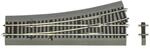 ROCO 42534 H0 Weiche links Wl15 mit Handantrieb, mit Bettung