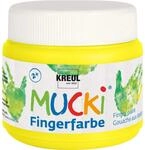 KREUL 23102 MUCKI Fingerfarbe, gelb, 150 ml