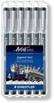 STAEDTLER&reg; pigment liner 308 Fineliner, Box mit 6 pigment liner schwarz in