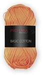 Pro Lana Basic Cotton Wolle Farbe 28 hellorange 50 g Baumwolle