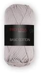 Pro Lana Basic Cotton Wolle Farbe 12 mauve 50 g Baumwolle