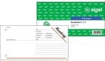 Sigel Kurzmitteilung Kurzbrief KF213 1/3 A4 quer, mit Blaupapier, 100 Blatt