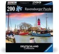 RAVENSBURGER 12001476 Puzzle f&uuml;r Erwachsene 200 Teile Der Hafen von B&uuml;sum