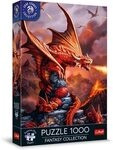 TREFL 10900 Puzzle 1000 Teile Premium Plus - Fantasy Collection: Fire Dragon